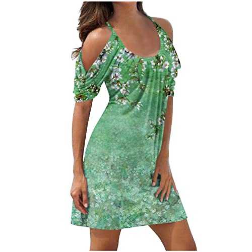 Ladies Dresses, Summer 2024 Casual Dress Loose Fit Comfortable Short Sleeve Dresses