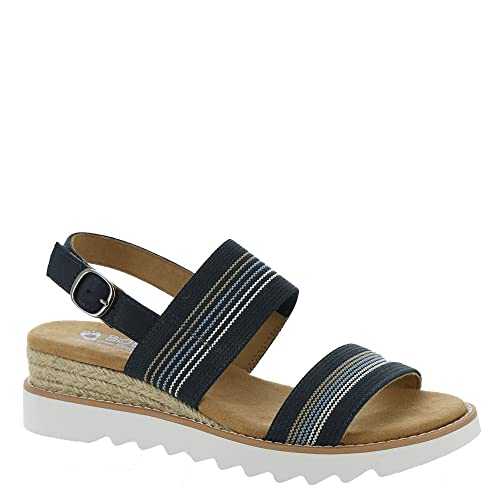 Women Desert Kiss Sandals, Navy, 5 UK