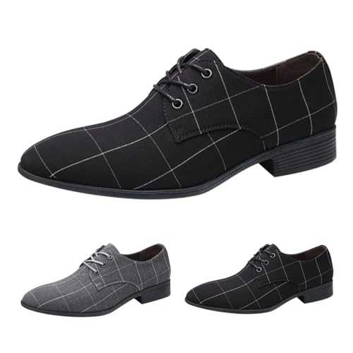 Men's Oxfords Formal Dress Shoes UK Mens Leather Loafers Lace Up Shoes Brogue Dress Business Shoes Mens Black Clearance Smart Shoe Men Office Shoe Wedding Shoes Derby Formal Shoes