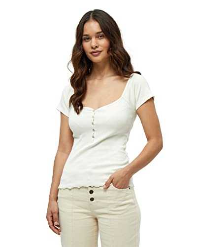 Desires Damen Amara GOTS Kurzarm-Top