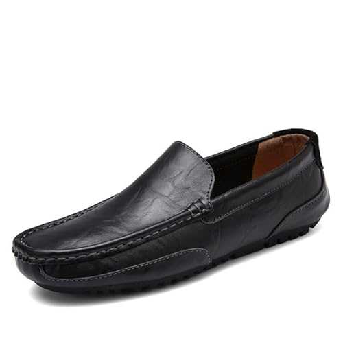 Men Cow Leather Shoes Casual Loafers Mens Loafers Shoes Men Handmade Shoes Plus Size