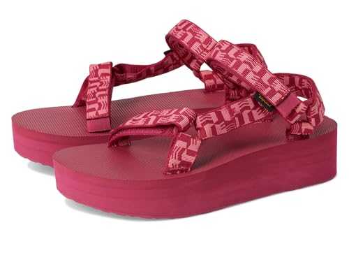 Women's Flatform Universal Sandal, Glisten Cherries Jubilee, 3 UK