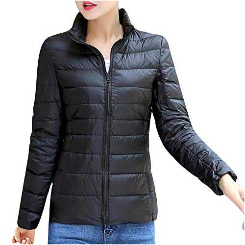 Ladies down Coats Lightweight Plain Warm Outerwear Supersoft Comfy down Jackets Ladies Puffer Jackets Women Winter Clothing Women Coat Clearance