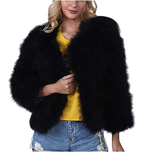 AMhomely Womens Faux Fur Button Coat Jackets Autumn Winter Casual Warm Solid Colour Jackets Short Coat Overcoat Outwear Ladies Faux Fur Soft Fur Coat Jacket Fluffy Winter Xmax Sale