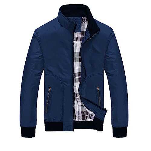 Men's Jacket Men's Lightweight Jacket Mens Coats Thin Sportwear Bomber Jacket Windbreaker Coat Mens Winter Coat Windbreaker Jacket Biker Jacket Cargo Work Jacket