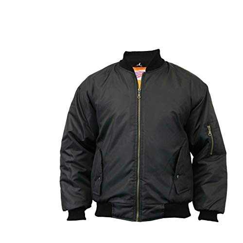 Mens Heavy Padded MA1 Type Army Biker Doorman Bomber Jacket Coat S-5XL