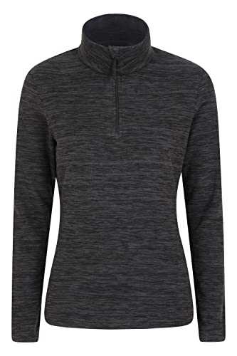 Mountain Warehouse Snowdon Womens Full Zip Fleece - Lightweight Ladies Sweater Top, Breathable Baselayer, Antipill - Best for Winter, Camping & Hiking