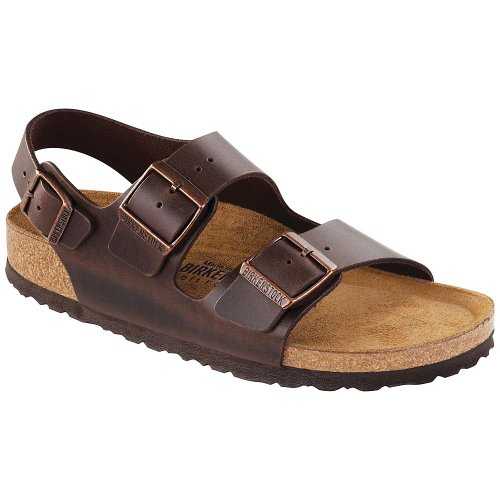Milano Birko-Flor, Unisex-Adult Sandals, Amalfi Brown, 39-N US unisex-adult