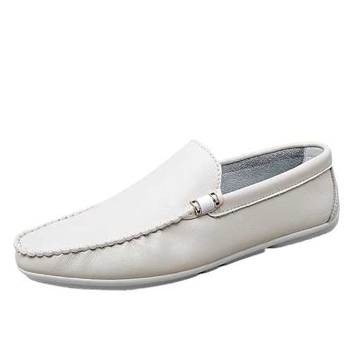 Luxury Business Dress Oxford Men Leather Shoes Spring Autumn Painted Stripes Loafers Breathable Office Wedding Shoes for Man