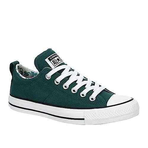 Unisex Chuck Taylor All Star Madison Ox Canvas Sneaker - Lace up Closure Style - Dragon Scale/Dark Green