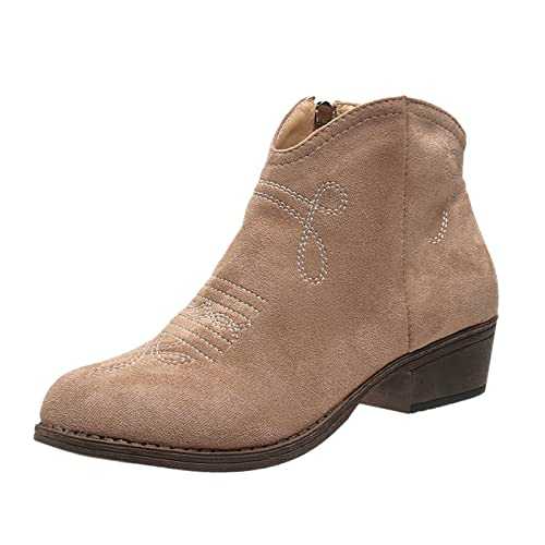 Women Chelsea Boots Low Heel Chunky Ladies Flat Boots Extra Wide Fit Boots Womens Wide Calf Boots Tall Winter Boots for Women UK