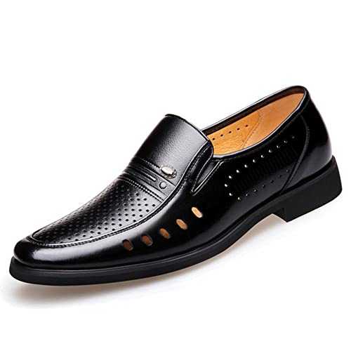 EXPELZ Spring Men Loafers Leather Men Shoes Summer Hollow Breathable Oxfords Man Casual Shoe Slip on Formal Dress Shoes for Man