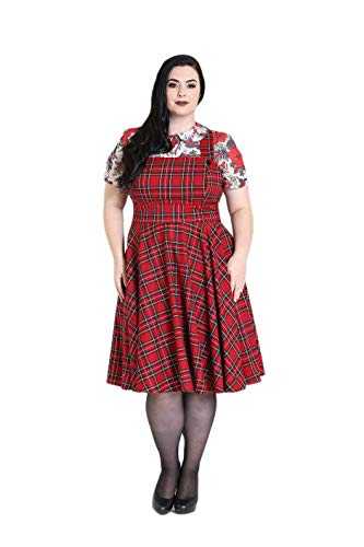 Hell Bunny Irvine Pinafore Dress