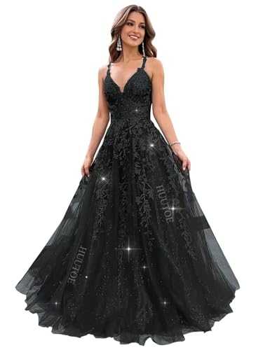 HUUTOE Long Sleeve Sequin Homecoming Dresses 2024 V Neck Short Prom Dresses for Teens Sexy Backless Mini Cocktail Party Gown