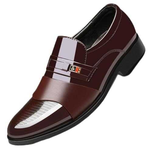 NA JLWS Fashion Business Dress Shoes Formal Slip On Dress Shoes Mens Oxfords Footwear Leather Shoes For Men Loafers