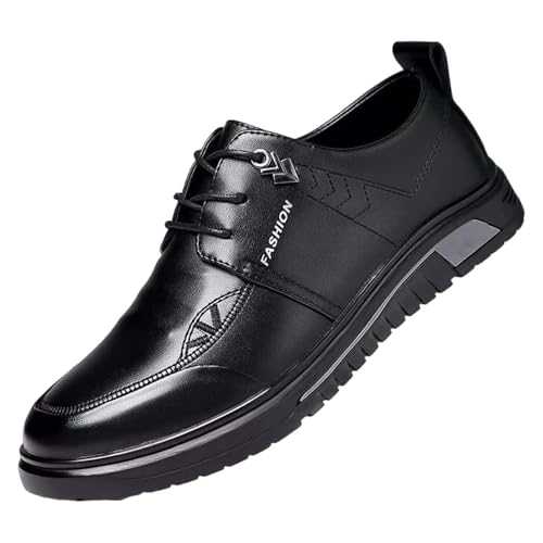 Men's Oxfords Formal Dress Shoes UK Lace Up Shoes Brogue Dress Business Shoes Mens Leather Loafers Men Office Shoe Wedding Shoes Derby Formal Shoes Mens Black Clearance Smart Shoe