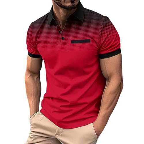 Button Down Shirt Male Spring Summer Breathable Short Sleeve T-Shirt Plain Button Bottom Shirt Polo Shirts Embroidered Let