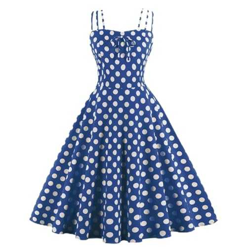 Dot 1950s Yellow Dress Plus Size 4XL Women Summer Elegant Pin up 60s Tunic Summer Rockabilly Cotton Dresses