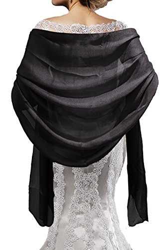 Mirror Fashion Women Lovely Colours Silky Long Soft Shawl Wrap Stole Evening Dress Bridesmaids Wedding Prom