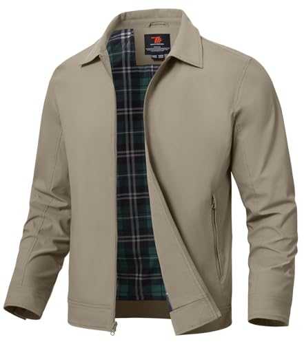 YSENTO Mens Summer Bomber Jackets Lightweight Casual Windbreaker Baseball Sports Cargo Jacket Outwear with Zip Pockets