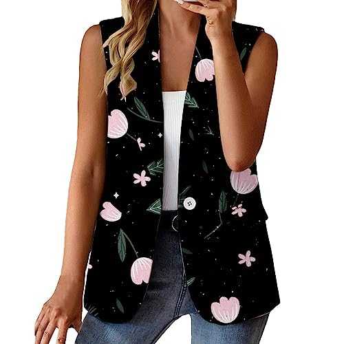 Zhsxertwy Fall Jackets for Women UK Cardigan Suit Casual Lapel Cardigan Jacket With Pockets Long Jackets for Women UK Elegant