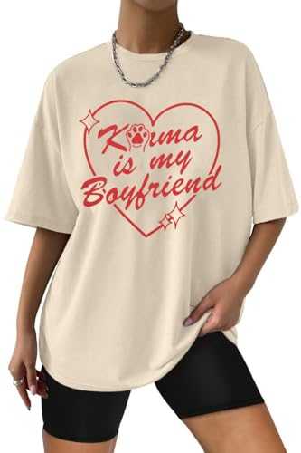 JINTING My Boyfriend Shirt Women Oversized Country Music Tshirt Country Concert Tops Casual Graphic Tee Black