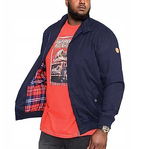 Mens Duke D555 King Size Zip Up Coat Windsor Big & Tall MK1 Harrington Jacket