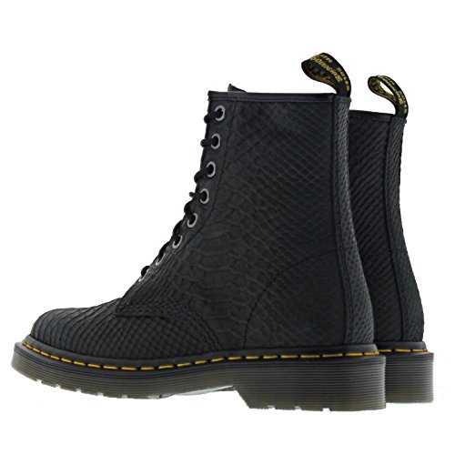 1460 Python Suede Black, Unisex Adults' Boots