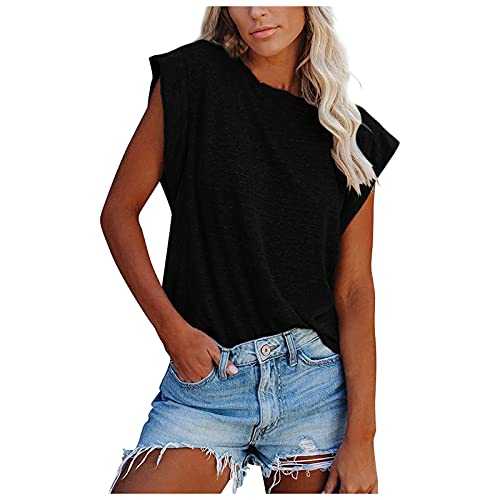 NNGOTD Summer Tops for Women, Women's Summer Tank Tops Scoop Neck Sleeveless Casual Fit Tank Tops Shirts Comic Book Tops for Women Summer Dressy Blouse Tunic Tops Casual T-Shirts