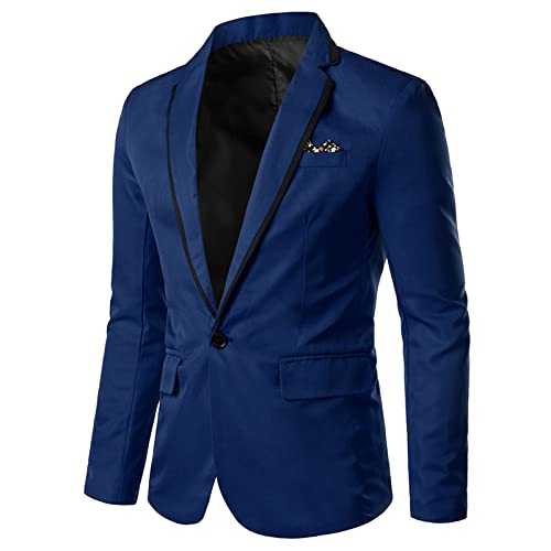 iTNHFP Men's Casual Suit Blazer Jackets Lightweight Sports Coats Straight-Fit Mens Spring Shirts and Tops Lapel Trendy Street wear Men's Blazers