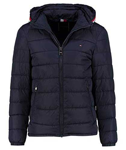 Tommy Hilfiger Men's Quilted Hooded Jacket Bomber
