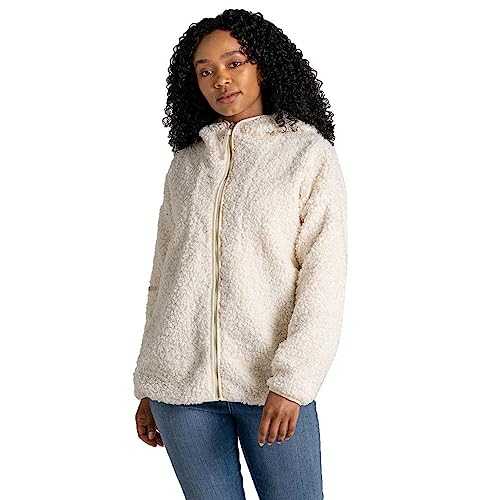 Craghoppers Ladies Orlena Hooded Fleece Jacket Calico 10