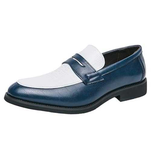 Fashion Pointed Toe Dress Shoes Dress Oxford Shoes for Men Slip on Men Loafers Patent Leather Shoes for Men Formal Party Mariage Wedding Shoes