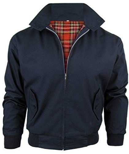 Vintage Harrington New Adults British Made Jacket Coat Bomber Classic 1970'S Retro Mod Skin Scooter Tartan Lining