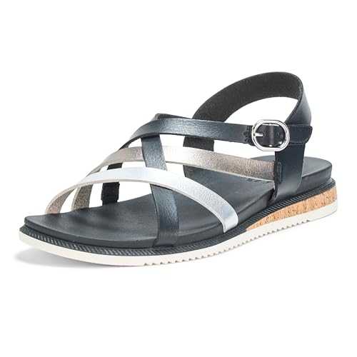 Women's Desert Kiss Low-Peak Rank Sandal, Black, 9