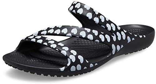 Women's Kadee II Sandal W Clog, Black/White, 2 UK