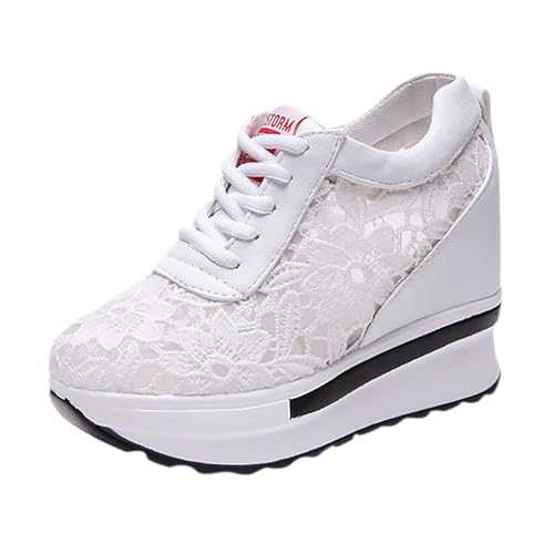 WILLBEST Women's Wedges Sandals Yoga Foam Rubber Soles Slingback Touch Close Strap Platform Lightweight Cross Straps Sparkly Summer Shoes Sandals