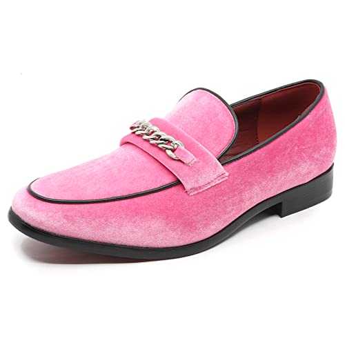 Men's Vintage Velvet Designer Classic Dress Tuxedo Smoking Slipper Loafer Slip On Shoes Arthur-02