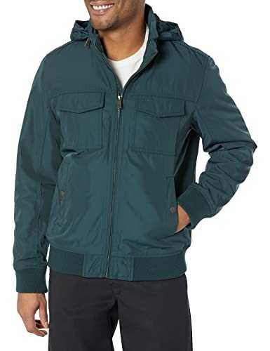 Dockers Men's Quilted Lined Flight Bomber Jacket