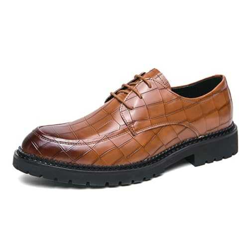 Men's Tuxedo Dress Shoes Classic Formal Business Pointed Toe Leather Lace Up Oxfords