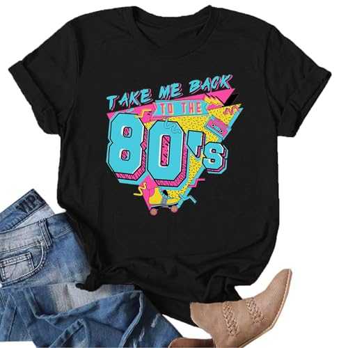 90s Outfit for Women Take Me Back to The 90's Shirt Vintage 80s T-Shirt Casual 90s 80s Nostalgia Tee Tops