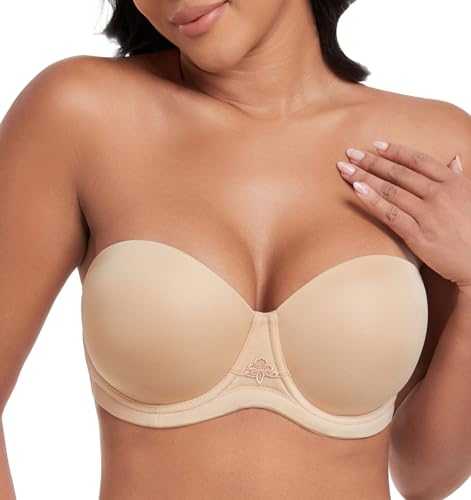 Women's Multiway Strapless Bra Plus Size Full Figure Underwire Contour Pretty Back Bra
