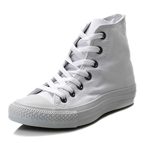 Unisex Chuck Taylor All Star Seasonal Hi-Top Sneakers, White Mono, 7.5 UK
