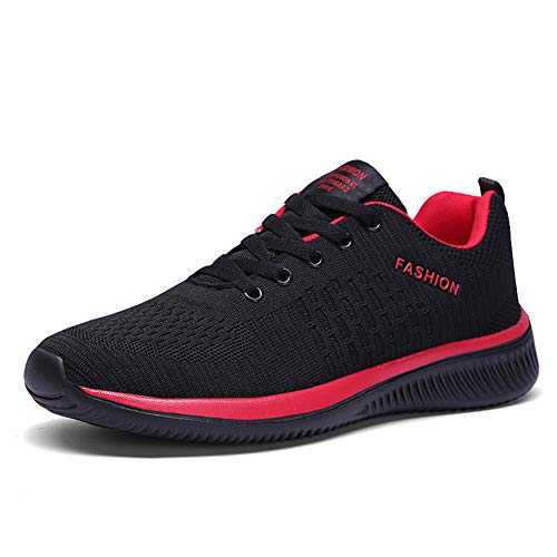 Men's Trainers Road Running Shoes Lightweight Athletic Sneakers Slip on Walking Gym Sport