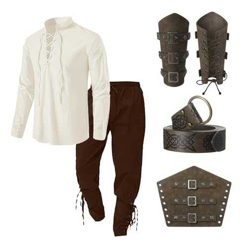 Haxkaikou Linen Suit Trousers Men's: Medieval Costume, Men's Suit, Renaissance Costume, Linen Shirt, Medieval Shirt, Medieval Trousers, Linen Trousers, Slim Linen Shirts, Men