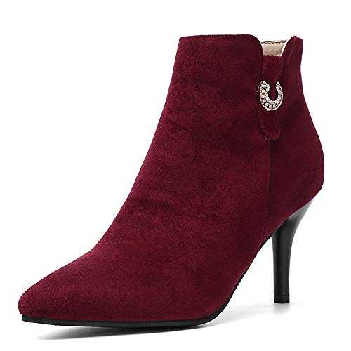 StyliShoes Women Sexy Ankle Boots with Thin Heel