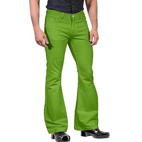 Generisch Men's Long Casual Trousers with Pockets, Suit Trousers with Button Placket, Chino Trousers, Regular Fit, Relaxation Trousers, Quick-Drying Chinopants, Lightweight Stand Trousers, Plain