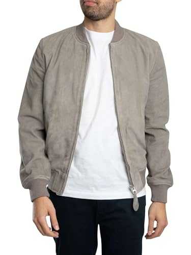 Schott NYC Men's Bomber Suede Leather Jackets