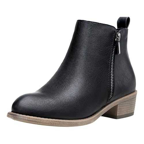 JEOSSY Women's 9615 Chelsea Ankle Boots Cutout Perforated Short Booties Slip on, Cutout Chelsea-9615-grey, 5 UK