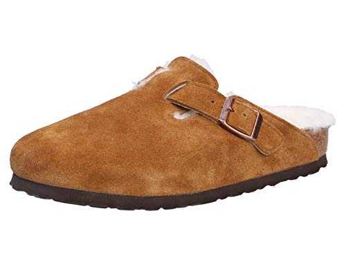 Unisex Adults Boston Greased Leather Clogs